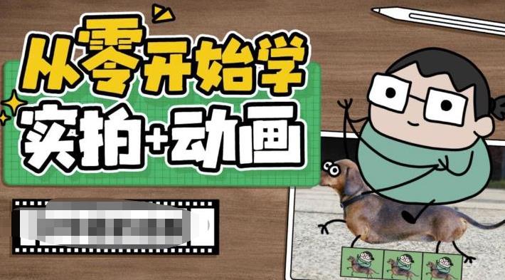 2023零基础实拍加动画教程 全流程创意视频创作教学