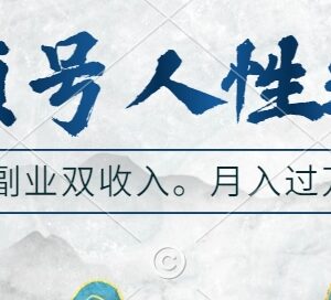 2024视频号人性玩法攻略 助力快速起号斩获广告双份副业收入-雨叶虚拟资源网