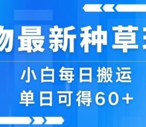 得物最新种草搬运玩法攻略 小白零基础操作单日收益可达60+-雨叶虚拟资源网