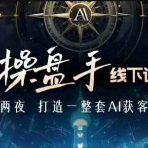 2025AI操盘手线下训练营详解 掌握AI获客新商业模式落地技巧-雨叶虚拟资源网