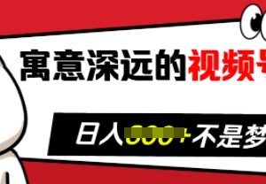 视频号祝福类内容运营教程 中老年涨粉及高效带货实操方法-雨叶虚拟资源网