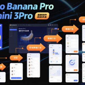 Gemini 3Pro搭配Nano Banana Pro 12节技术流AI创作实战课 助力职场提效-雨叶虚拟资源网