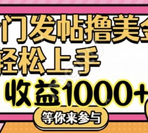 冷门海外博客发帖赚美金项目 实操教程及月入千刀玩法分享-雨叶虚拟资源网