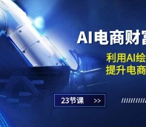 AI电商财富训练营23节系统课 用AI绘画设计提升电商工作效率-雨叶虚拟资源网