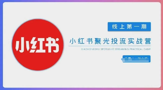 小红书聚光投流从0到1实操教学 含玩法及投流团队搭建指南