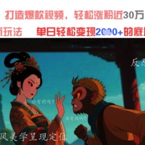 利用AI制作发疯文学内容 打造爆款账号涨粉变现实用方法-雨叶虚拟资源网