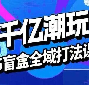 2025盲盒全域运营全套打法课 含起号选品话术私域实操教程-雨叶虚拟资源网
