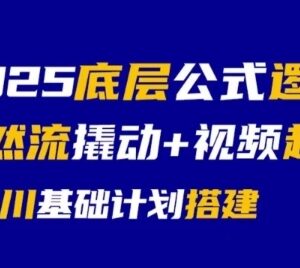 2025千川基础计划搭建教程 视频起号自然流撬动全流程教学-雨叶虚拟资源网
