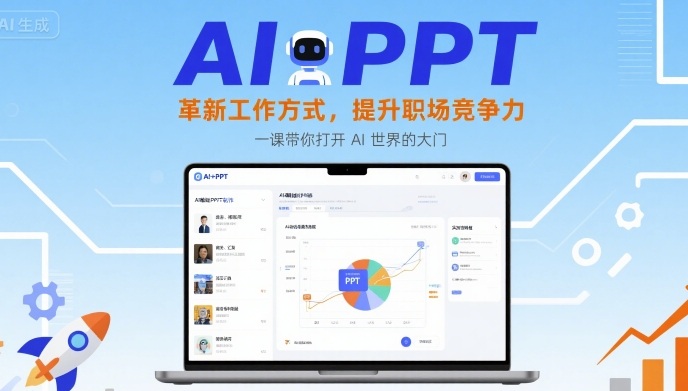AI+PPT职场技能教程 零基础学智能办公技巧提升职场竞争力
