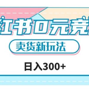 小红书0元竞拍文玩卖货新玩法拆解 低门槛单日营收可达300+-雨叶虚拟资源网