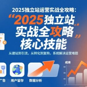 2025独立站运营实战全攻略 全链路核心技能系统学习指南-雨叶虚拟资源网