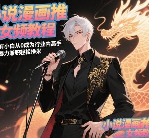 女频小说漫画推文实操全教程 零基础小白从入门到精通指南-雨叶虚拟资源网