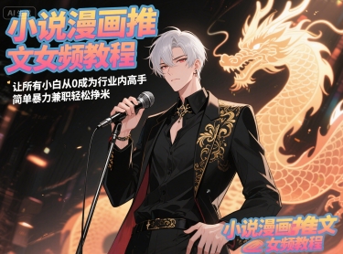 女频小说漫画推文实操全教程 零基础小白从入门到精通指南