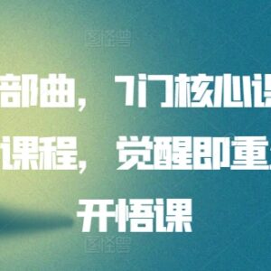 开悟三部曲课程合集 7门核心+15门扩展 助力思维提升生命觉醒-雨叶虚拟资源网