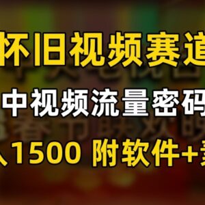 中视频怀旧视频赛道玩法拆解 零基础可上手的高收益实操教程-雨叶虚拟资源网