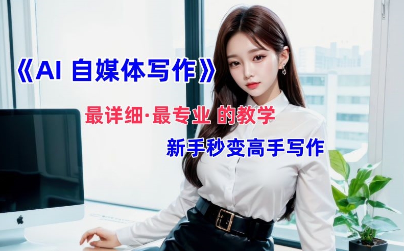 2024AI辅助自媒体文章创作教程 新手从入门到变现实操指南