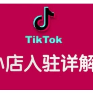 TikTok跨境小店运营全攻略 从入驻到出单全流程实操教程-雨叶虚拟资源网