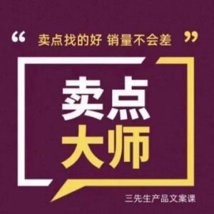 卖点大师课程学习攻略 掌握差异化卖点挖掘方法提升产品销量-雨叶虚拟资源网
