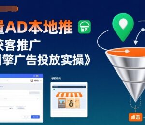 巨量AD本地推实体获客技巧 巨量引擎广告投放实操完整教程-雨叶虚拟资源网
