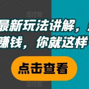 2024短剧赚钱最新玩法讲解 选剧及爆款素材获取实操指南-雨叶虚拟资源网