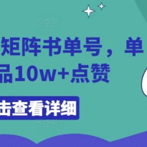 2024AI数字人矩阵书单号玩法揭秘 单条作品10w+点赞实操指南-雨叶虚拟资源网