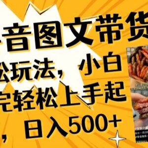 抖音图文带货新手起号全指南 小白零门槛上手实操方法详解-雨叶虚拟资源网