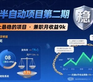 闲鱼半自动虚拟商品项目第二期玩法 兼职操作月收益可达9000元-雨叶虚拟资源网