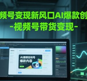 视频号AI爆款创作全指南 账号运营到多模式变现实操教学-雨叶虚拟资源网