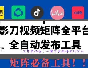 无人值守全平台自动发布矩阵RPA工具功能及使用教程-雨叶虚拟资源网