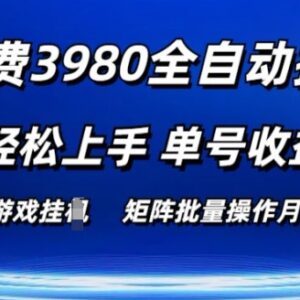 传奇游戏自动搬砖打金项目详解 小白易上手可批量操作-雨叶虚拟资源网
