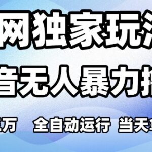 2024抖音无人直播撸音浪玩法 可矩阵操作无门槛当日拿收益-雨叶虚拟资源网