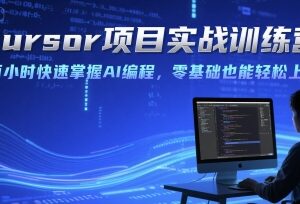 Cursor项目实战训练营 零基础两小时快速掌握AI编程技巧-雨叶虚拟资源网