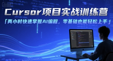 Cursor项目实战训练营 零基础两小时快速掌握AI编程技巧