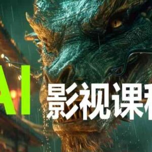 AI电影影视创作全套课程 零基础入门到实操全流程教学-雨叶虚拟资源网