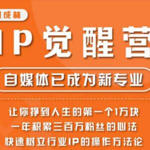 树成林IP觉醒营教程 行业IP打造及首笔收入获取实操方法-雨叶虚拟资源网