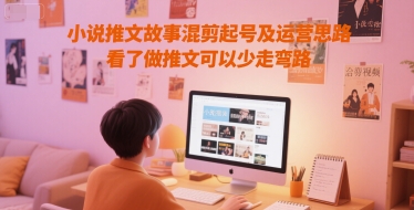 小说推文故事混剪起号运营攻略 新手做号避坑实用指南
