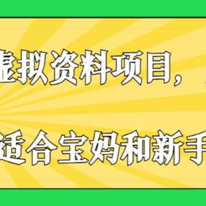 小红书小学虚拟资料项目实操教程 宝妈新手可做的低门槛盈利副业-雨叶虚拟资源网