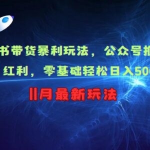 微信小绿书带货实操攻略 公众号流量红利期零基础入门指南-雨叶虚拟资源网