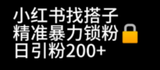 小红书找搭子功能引流实操技巧 日引200+精准粉玩法攻略
