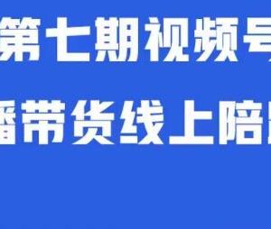 视频号直播带货第七期陪跑营：算法解析起号逻辑及实操运营教学-雨叶虚拟资源网