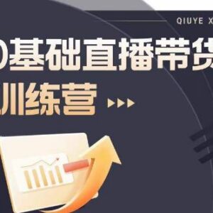 2023直播带货入门到进阶实训课程 新手运营实操全体系培训课-雨叶虚拟资源网