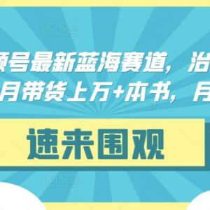 抖音及视频号治愈书籍带货蓝海赛道解析 新手易上手月入2万+-雨叶虚拟资源网