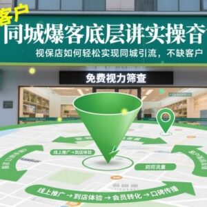 同城爆客底层实操课 视保店等实体店同城引流获客全攻略-雨叶虚拟资源网