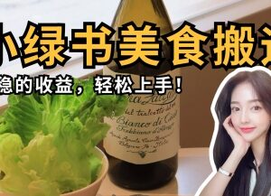 微信小绿书美食搬运项目实操教程 零基础上手获稳定收益-雨叶虚拟资源网