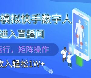 2025快手数字人直播间运营项目 全自动可批量操作获被动收入-雨叶虚拟资源网