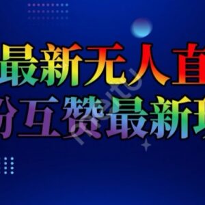 抖音最新无人直播间互粉互赞玩法 操作教程及收益情况详解-雨叶虚拟资源网