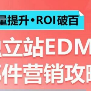 独立站EDM邮件营销实操攻略 提销量破ROI实现百万美元年营收-雨叶虚拟资源网