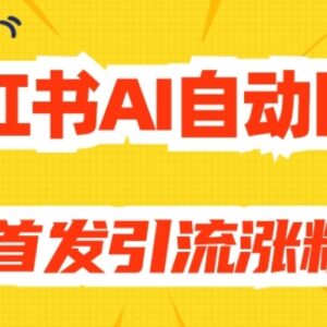 小红书AI自动回复脚本怎么用 引流涨粉实操思路分享-雨叶虚拟资源网