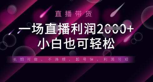 半无人直播带货全平台玩法拆解 单人可操作小白也能轻松上手