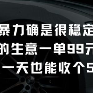 可利用空闲时间操作的稳定副业 服务高净值客群单单收益99-199元-雨叶虚拟资源网